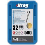 Kreg Verzinkt Maxi-Loc Pocket-Hole Schrauben - 32 mm, grobgewinde, 500 Stück -1