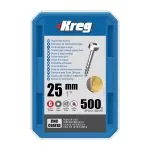 Kreg Verzinkt Flachkopf Pocket-Hole Schrauben - 25 mm, grobgewinde, 500 Stück -1