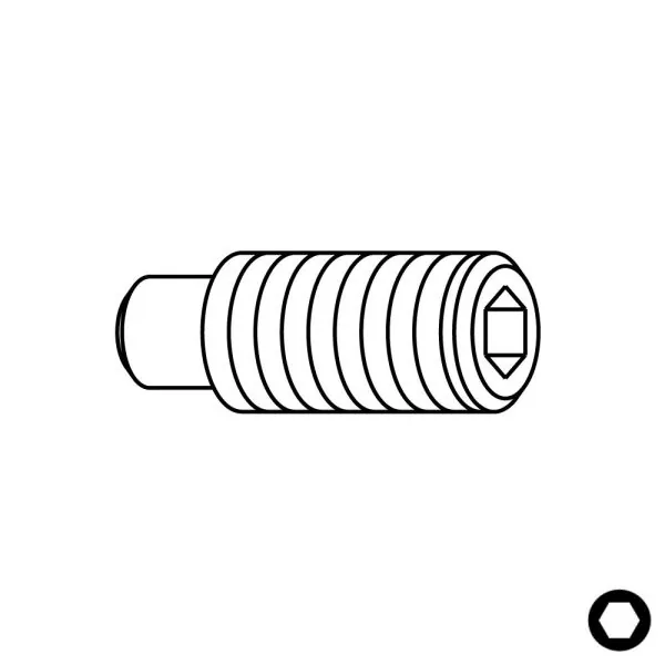 Schraube STEI Pin - M8x12 -1