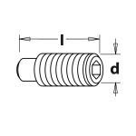Schraube STEI Pin - M8x16 CMT -2