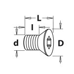 Schraube TSPTI - M5x4,75x6,5 D9 CMT -2