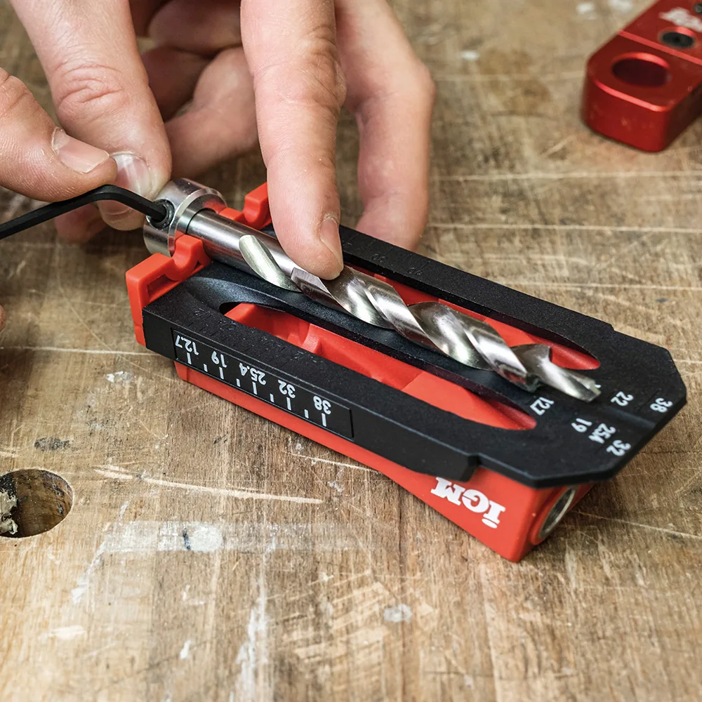 Pocket Hole Bohrschablone Double -7