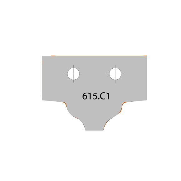 Profilmesser C1 HWM für Fräserkörper C615 -1