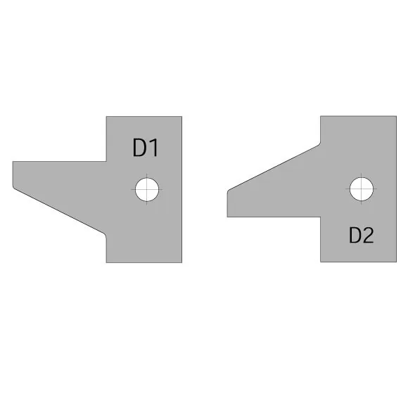 CMT Messer für C694015 - Messerpaar D1 25x29,8x2mm -2