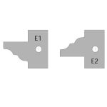 CMT Messer für C694015 - Messerpaar E1 25x29,8x2mm -2