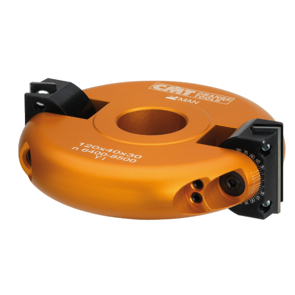 CMT Verstellbarer Fasemesserkopf MAN - D120x40 d30 Z2 ALU-1 CMT Verstellbarer Fasemesserkopf MAN - D120x40 d30 Z2 ALU -1