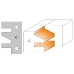 CMT Messer für C694014 - Messerpaar C 40x24,5x2mm -1