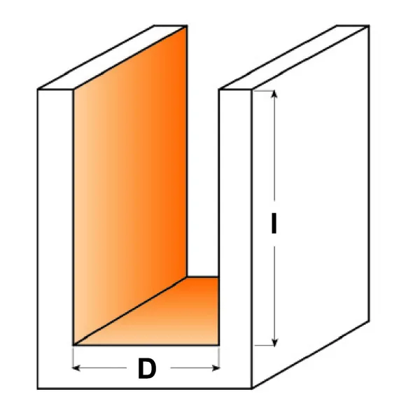 CMT C912 Nutfräser, lange Ausführung - D22x38,1 L80 S=12 HW -3