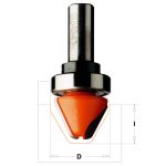 CMT C949 60°-Schriftfräser - D28x19 60° S=12 HW -2