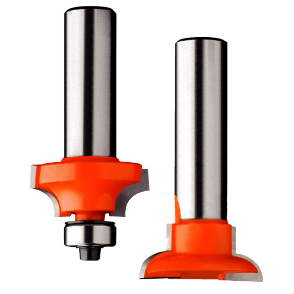 CMT C955 2-teilige Profilfräsersets für Türen und Fenster - D31,7 I12 R6,35 S=8 HW -1