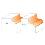 CMT C960 Profilfräser - R6,4 D38,1x18 S=8 HW -3