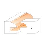 CMT C991 Fräsersets für Profile und Konterprofile - D44,4 t18-22 Profile C S=12 HW -2