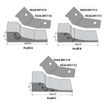 Profilmesser Typ B für F634 untere Ausführung -1