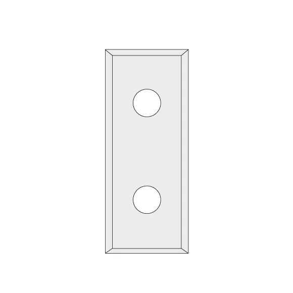 N012 Hartmetall-Wendeplatte Z4 - 49,5x9x1,5 Schichtpressstoff, MDF-1 N012 Hartmetall-Wendeplatte Z4 - 49,5x9x1,5 Schichtpressstoff, MDF -1