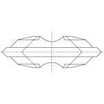 N041 Hartmetall-Wendeplatte - 18x5,7x3,5 UNI -1