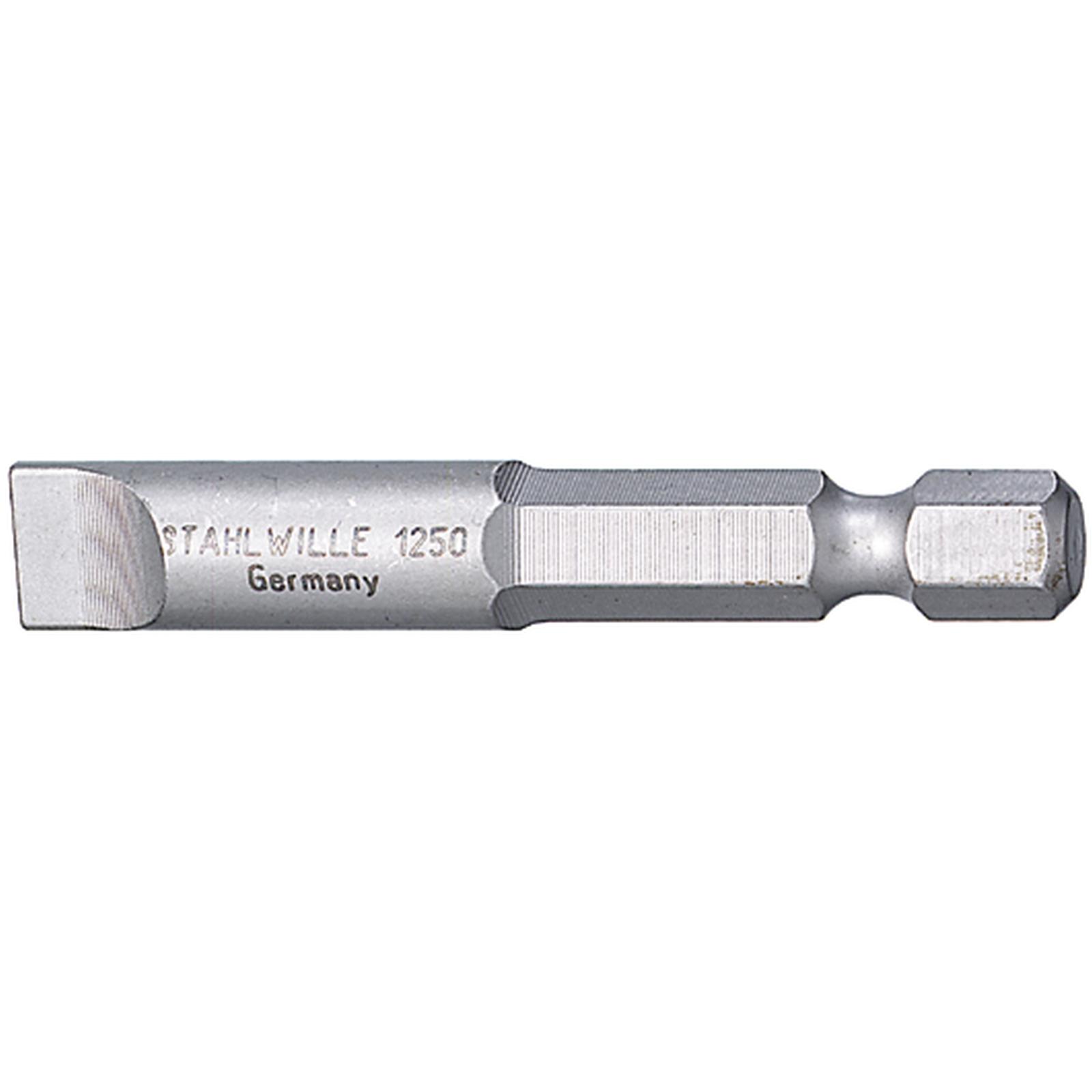 STAHLWILLE Bit-Schraubendrehereinsatz 0,6 x 3,5mm 6kant E 6,3 L.50mm-1 main HighRes image