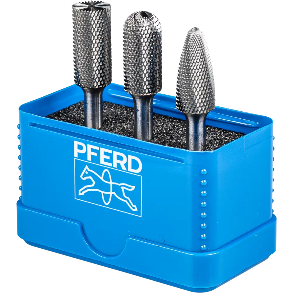 Pferd Tools PFERD TOOLS Hartmetall Hochleistungskleinfrässtift Set 1312 MICRO 3-tlg. Ø 12mm Schaft-Ø 6mm Feinbearbeitung-1 Product picture Primär-Darstellung