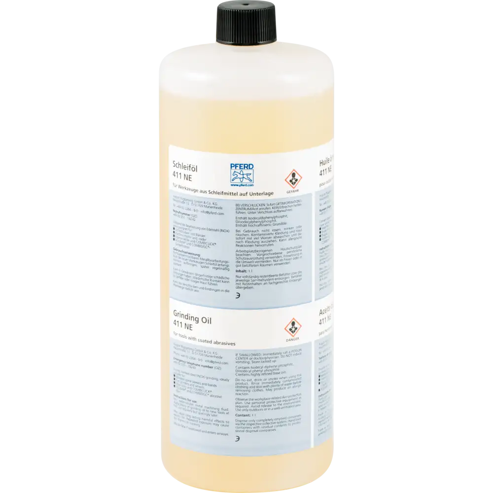 Pferd Tools PFERD TOOLS Schleiföl 411/1 NE in Kanister 1 Liter für Buntmetall und Edelstahl-1 Product picture Primär-Darstellung