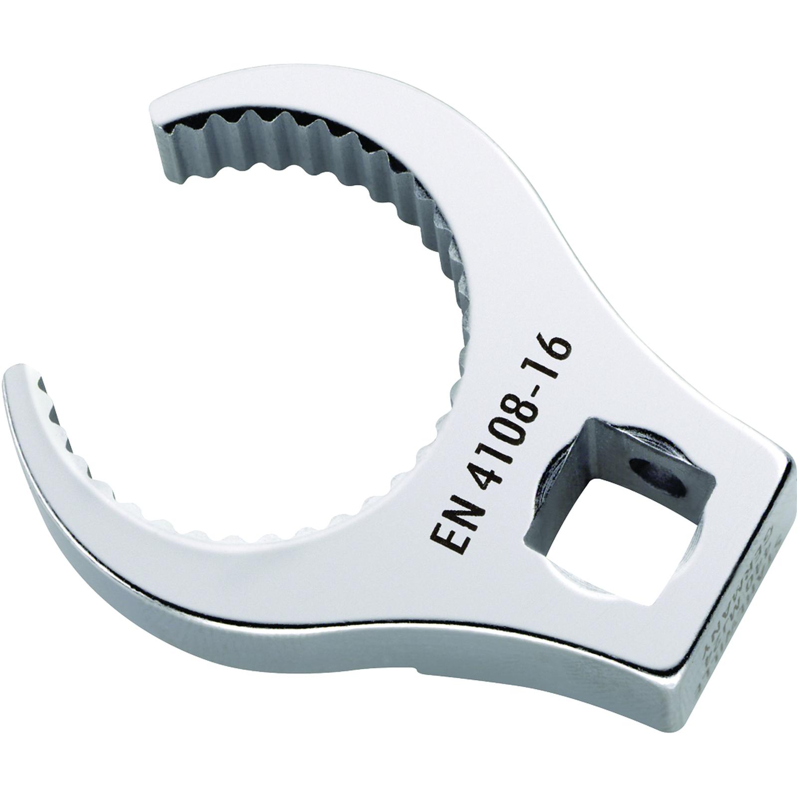 STAHLWILLE 3/8 " Crowring-Schlüssel MJ16 Außen-Rohr-D. DN08mm Antrieb 3/8 " L.43,8mm-1 main HighRes image