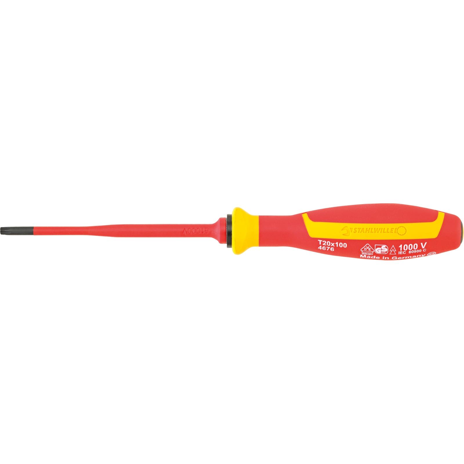 STAHLWILLE VDE-TORX® Schraubendreher DRALL+ T20 L.100mm-1 main HighRes image