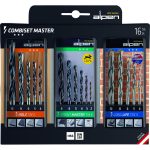 Alpen Drill Combiset Master-Holz/Stein/Metall  16-tlg., Holz TM 5,LongLife TSS 5, HSS-Sprint Master TM 6, SET Combiset Master