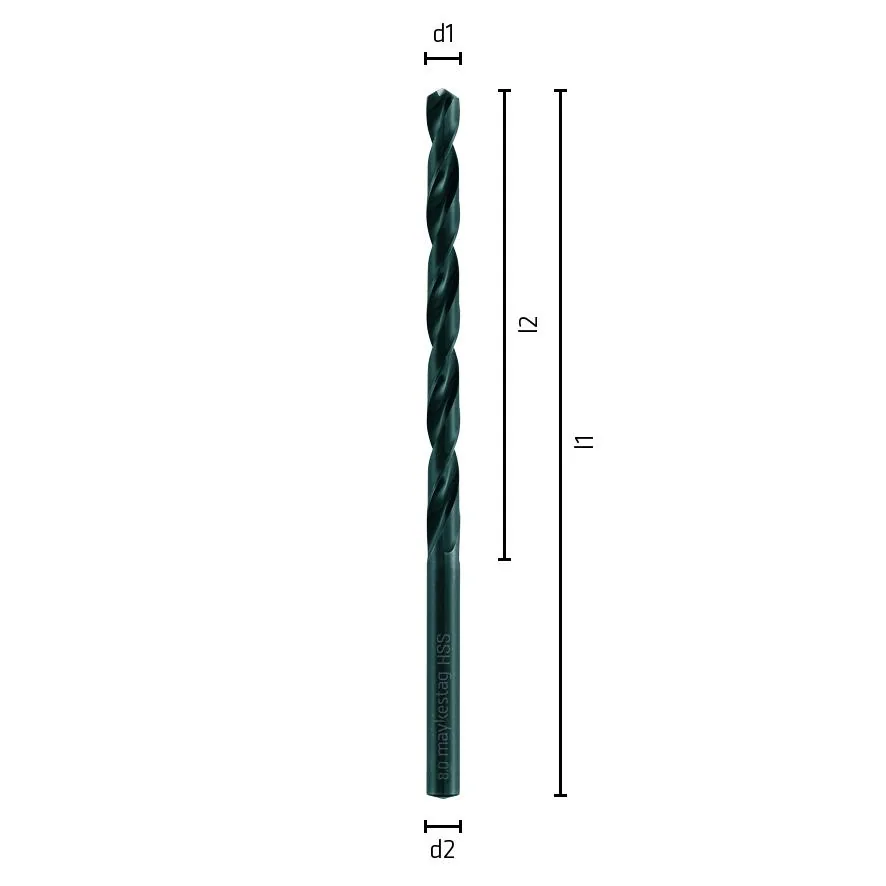 L65 Ø1,3 Spiralbohrer HSS DIN 340 RN-2