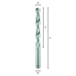 L160 Ø13,5 Spiralbohrer HSS Cobalt-2