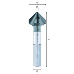 L50 Ø10 HSS Cobalt Kegelsenker 3-Flächenschaft, ungleiche Teilung MAYKESTAG-2
