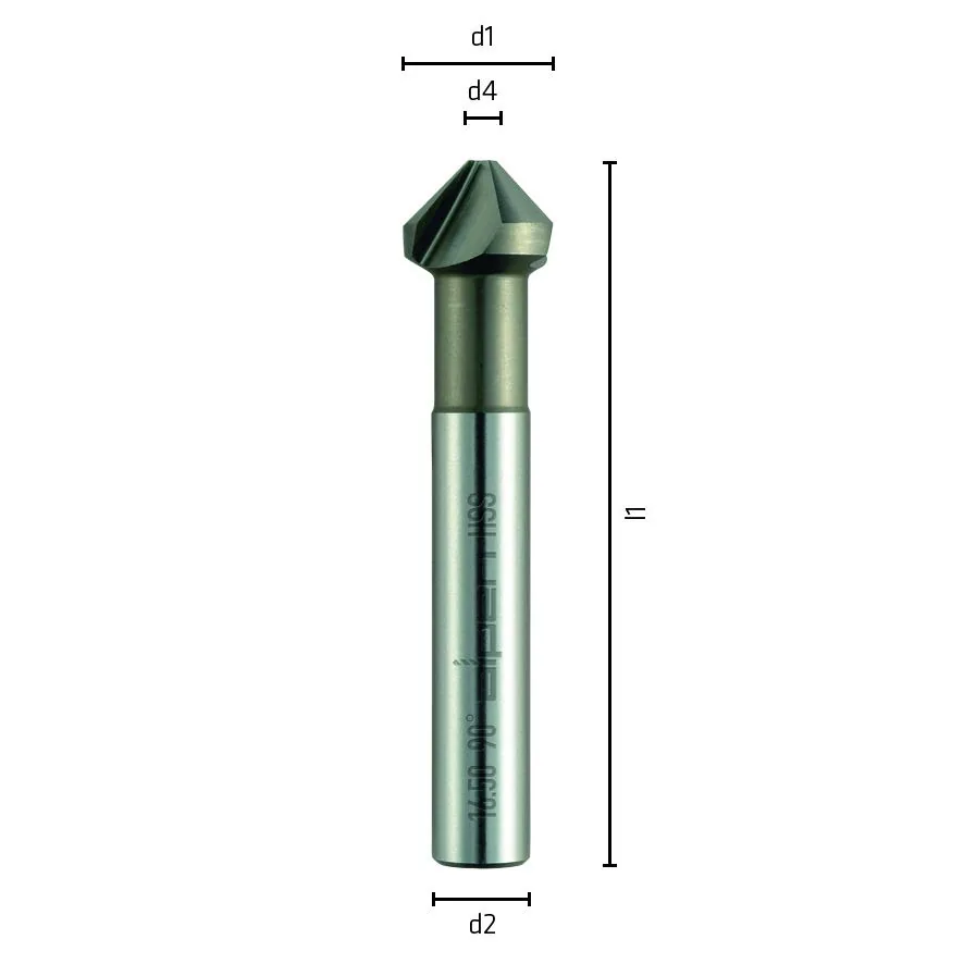 HSS Kegelsenker, DIN 335 C, 90° HSS Kegelsenker-Satz-2