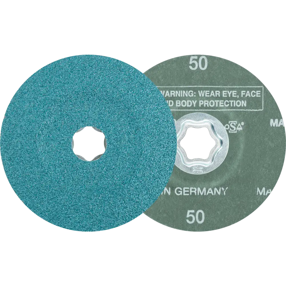 Pferd Tools PFERD TOOLS COMBICLICK Zirkon Fiberscheibe Ø 115 mm Z50 für hohen Abtrag auf Stahl-1 Product picture Primär-Darstellung