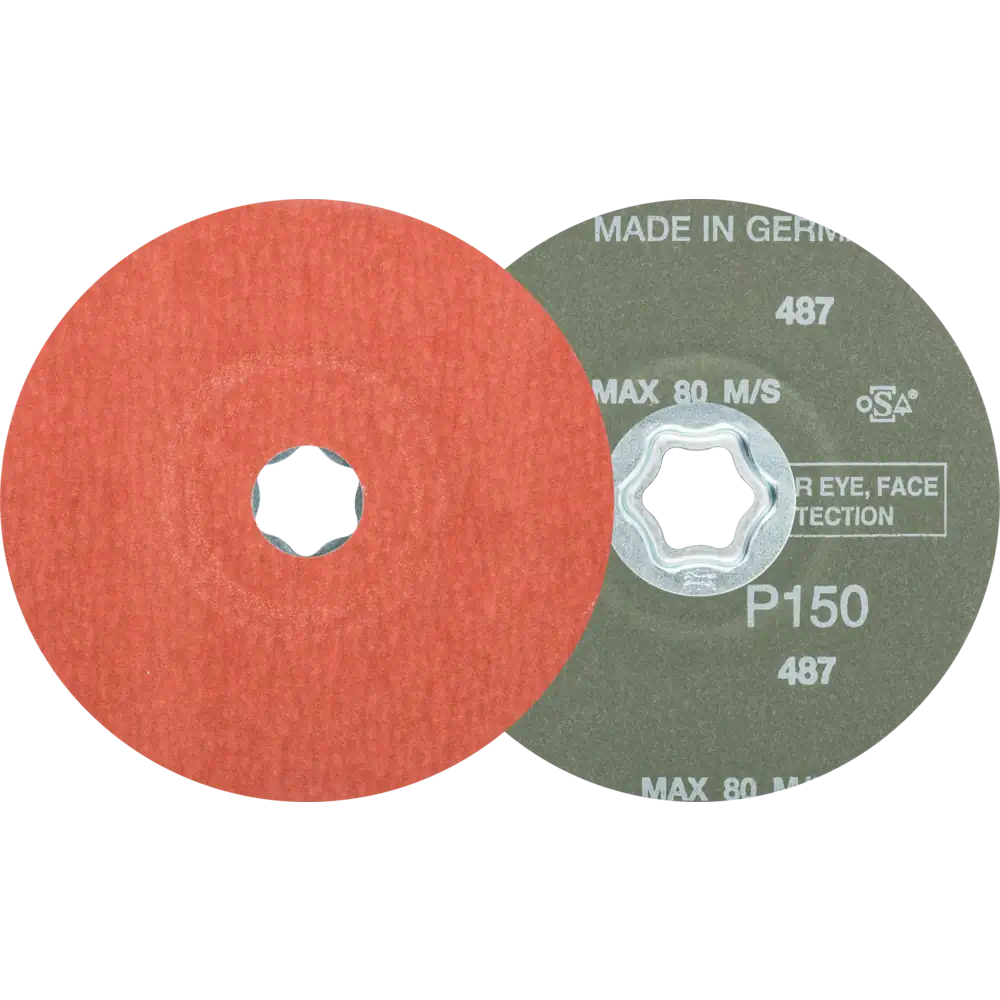 Pferd Tools PFERD TOOLS COMBICLICK Korund Fiberscheibe Ø 125 mm A-COOL150 für Edelstahl-1 Product picture Primär-Darstellung