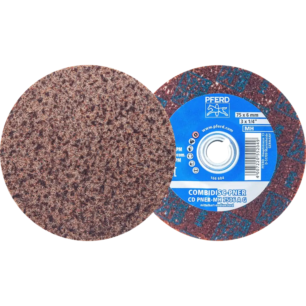 Pferd Tools PFERD TOOLS COMBIDISC verpresste Vliesronde CD PNER Ø 75mm Mittelhart A Grob für Finish -1 Product picture Primär-Darstellung