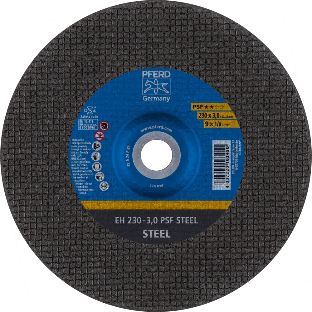 Pferd Tools PFERD TOOLS Trennscheibe EH 230x3,0x22,23 mm gekröpft Universallinie PSF STEEL für Stahl-1 Product picture Primär-Darstellung
