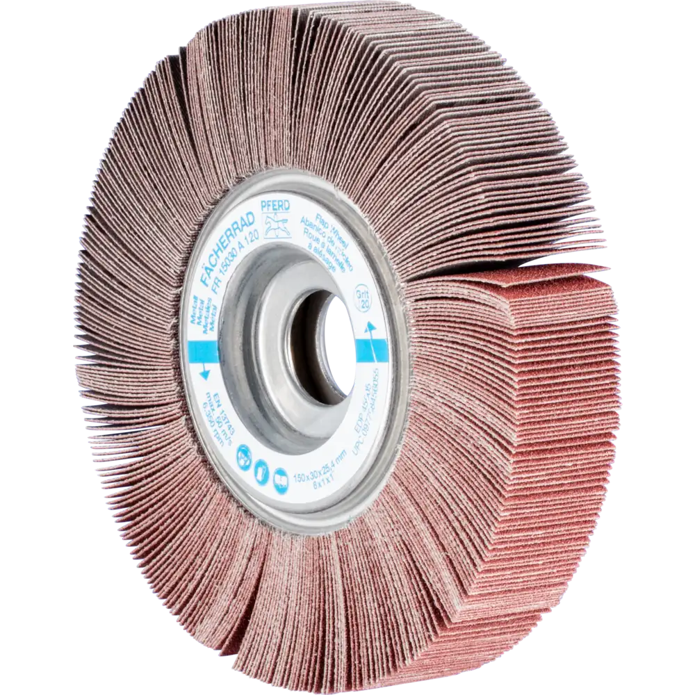 Pferd Tools PFERD TOOLS Lamellenschleifrad FR Ø 150x30mm Bohrung Ø 25,4 mm A120 für universelle Anwendung-1 Product picture Primär-Darstellung