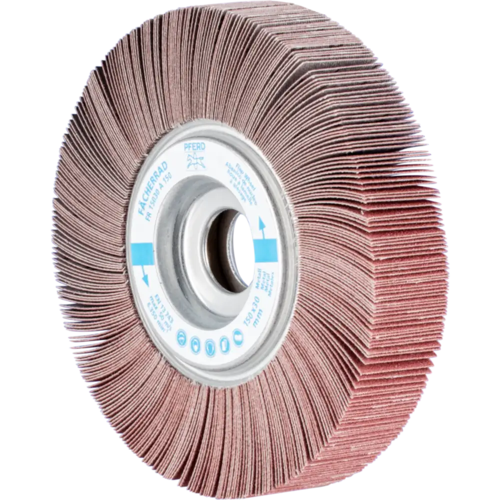 Pferd Tools PFERD TOOLS Lamellenschleifrad FR Ø 150x30mm Bohrung Ø 25,4 mm A150 für universelle Anwendung-1 Product picture Primär-Darstellung