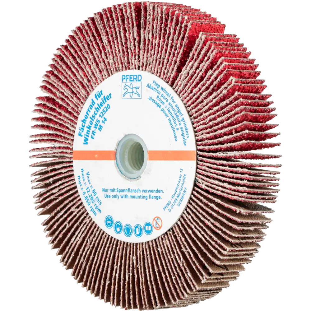 Pferd Tools PFERD TOOLS Lamellenschleifrad für Winkelschleifer FR WS Ø 125x20mm M14 CO-COOL40 für Edelstahl-1 Product picture Primär-Darstellung