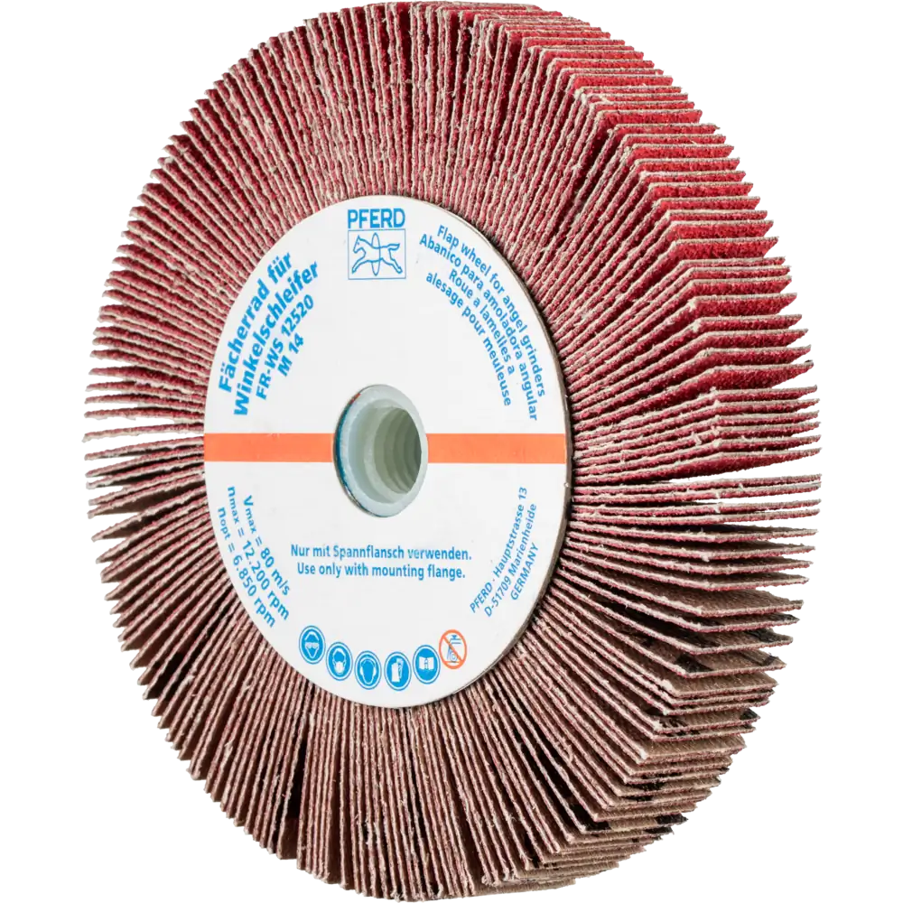 Pferd Tools PFERD TOOLS Lamellenschleifrad für Winkelschleifer FR WS Ø 125x20mm M14 CO-COOL80 für Edelstahl-1 Product picture Primär-Darstellung
