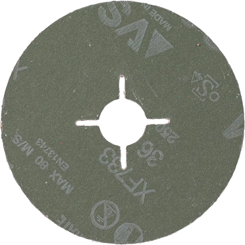 Pferd Tools PFERD TOOLS Keramikkorn Fiberscheibe Ø 115 mm CO-ALU36 für weiche NE Metalle-2 Product picture Rückansicht