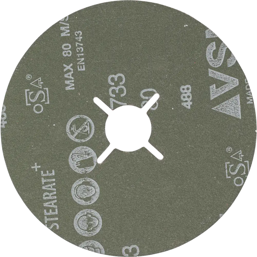 Pferd Tools PFERD TOOLS Keramikkorn Fiberscheibe Ø 125 mm CO-ALU80 für weiche NE Metalle-2 Product picture Rückansicht