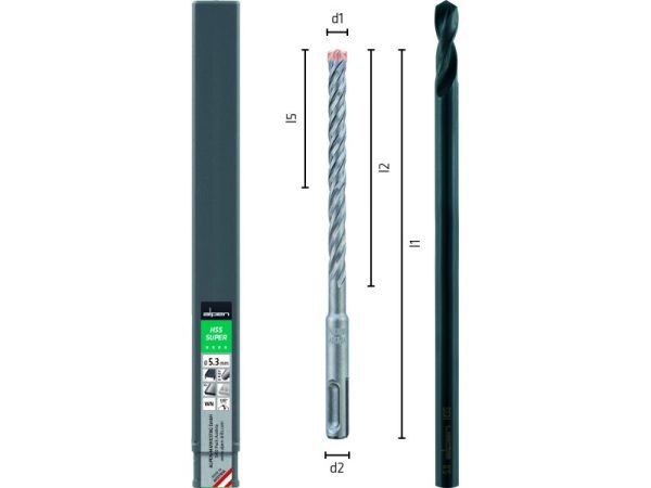 L225 Ø7 Fassadenbohrer HSS Super Fassadenbohrer-1