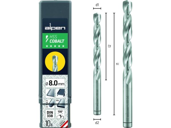 L101 Ø6,7 HSS Cobalt Spiralbohrer DIN 338 HSS Cobalt-1