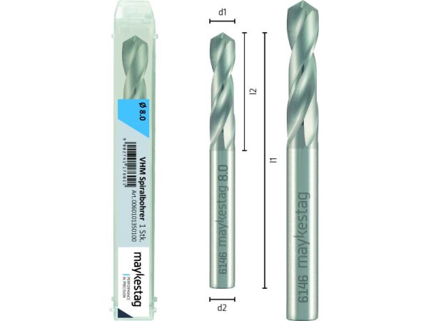 L34 Ø1,7 VHM-Spiralbohrer VHM Bohrer-1