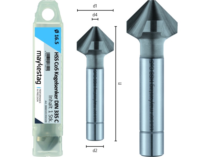 L40___4_3_Kegelsenker_MAYKESTAG-1.jpg L56 Ø11,5 HSS Cobalt Kegelsenker ungleiche Teilung MAYKESTAG-1