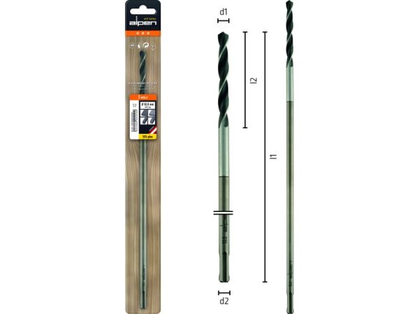 L600 Ø10 Schalungsbohrer Holzbohrer-1