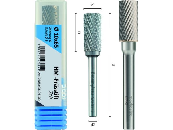 L38 Ø2,5 Hartmetall-Frässtifte HM-Frässtift-1