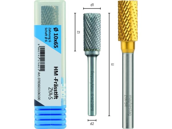 L65 Ø10 Hartmetall-Frässtifte HM-Frässtift-1