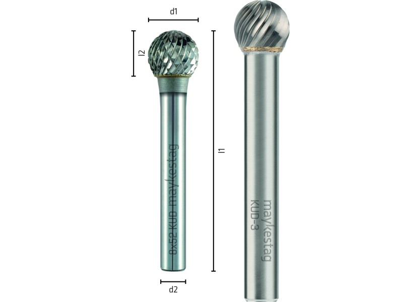 merged_product_4211.jpg L38 Ø2,5 Hartmetall-Frässtifte HM-Frässtift – Bild 1