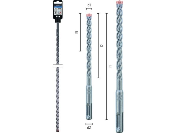 L1000 Ø12 Hammerbohrer FORCE X-1