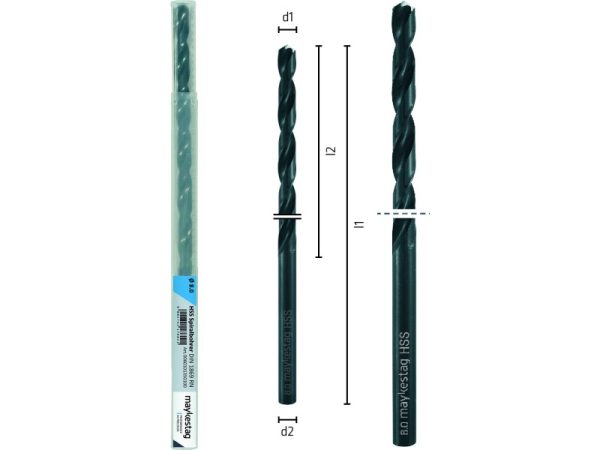L315 Ø5 Spiralbohrer HSS DIN 1869 R3-1