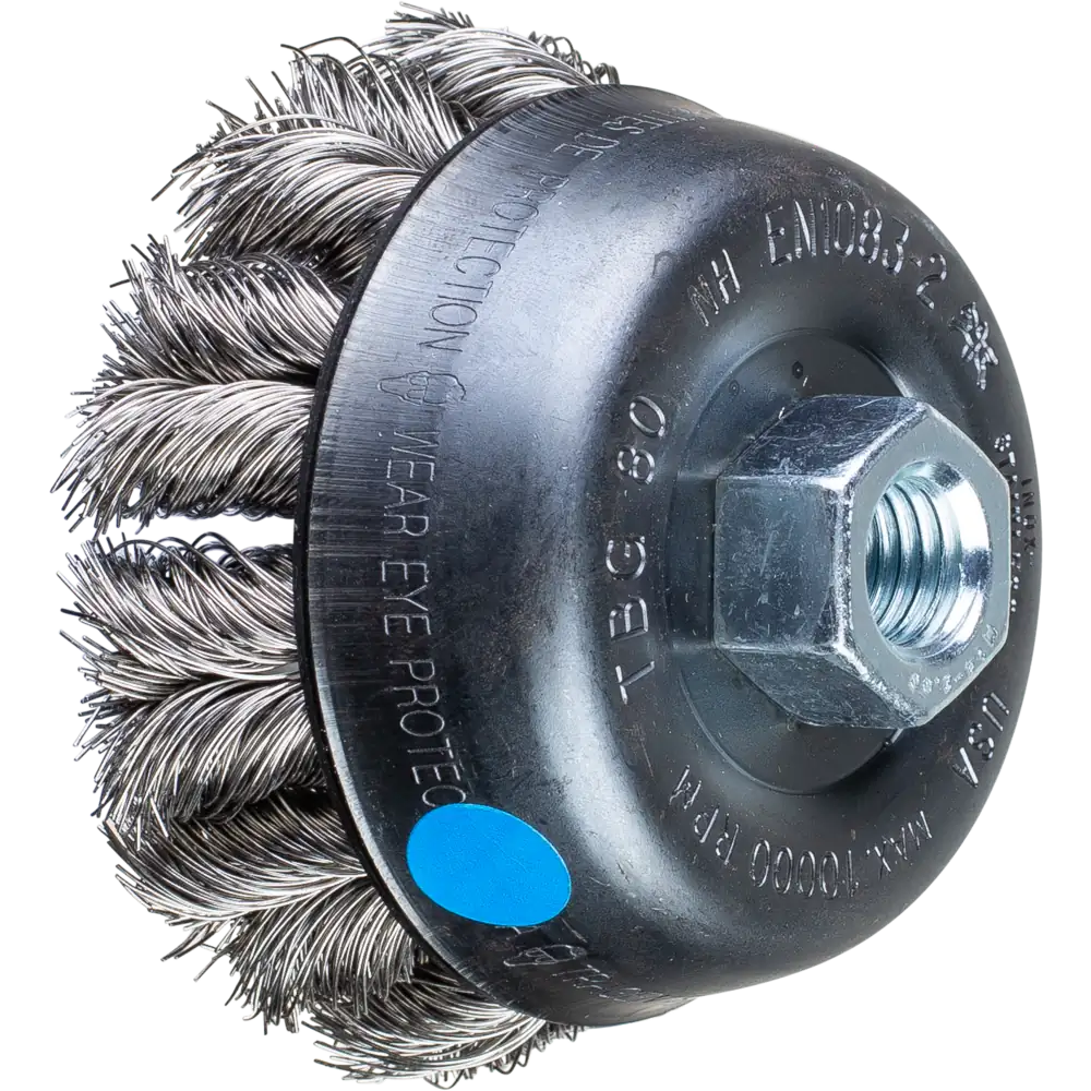 Pferd Tools PFERD TOOLS COMBITWIST Topfbürste gezopft TBG Ø 80mm M14 Edelstahl-Draht-Ø 0,35 mm Winkelschleifer-1 Product picture Primär-Darstellung